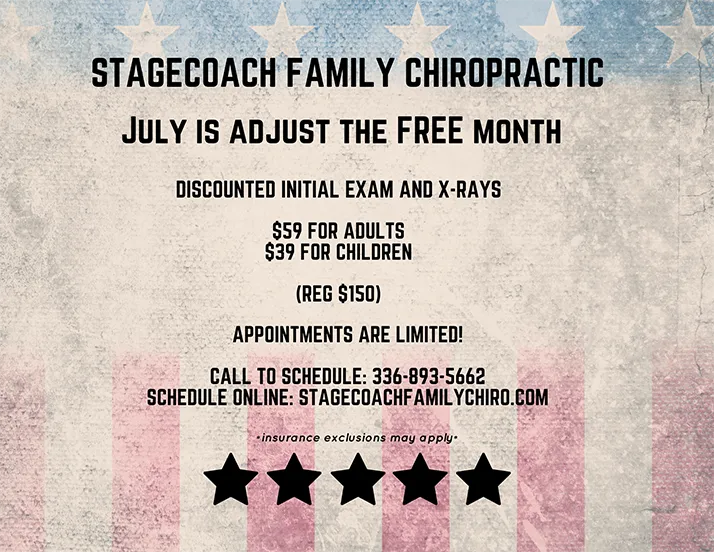 Chiropractic Clemmons NC Adjust The Free Month